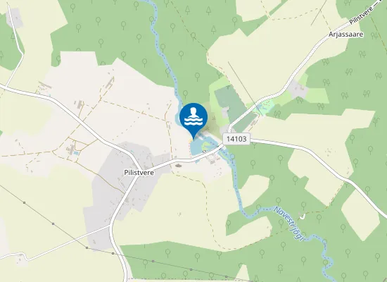 Map of Pilistvere Ujumiskoht