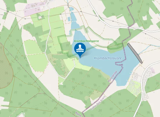 Map of KROMBACHTALSPERRE