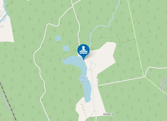 Map of Kõvera järve ujumiskoht