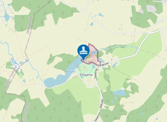 Map of Pikajärve Ujumiskoht