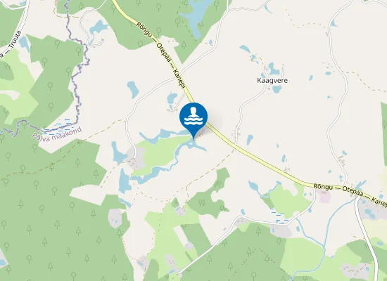 Map of Ojaääre Paisjärve Ujumiskoht