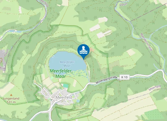 Map of MEERFELDER MAAR