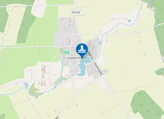 Map of Vastemõisa Supelrand