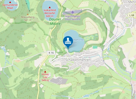 Map of SCHALKENMEHRENER MAAR