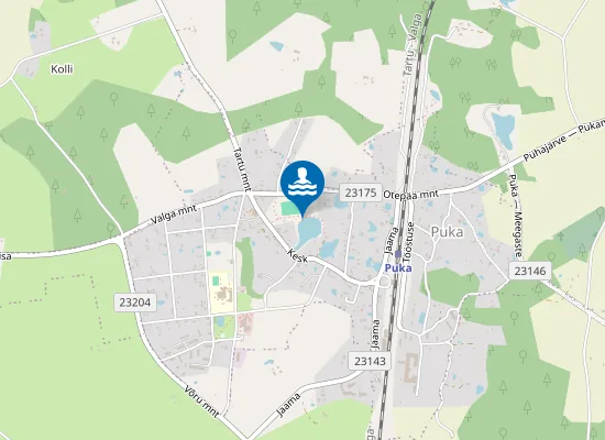 Map of Puka ujumiskoht