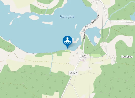 Map of Hino Külaplatsi Ujumiskoht