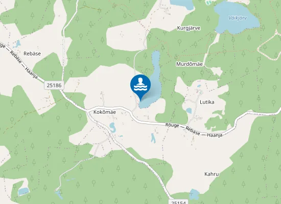 Map of Vihtla Järve Ujumiskoht