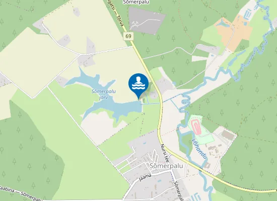 Map of Sõmerpalu supelrand