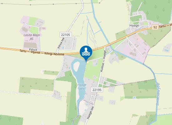Map of Haage Ujumiskoht