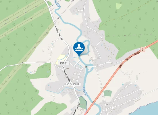 Map of Lohusuu ujumiskoht