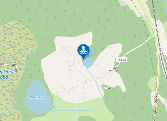 Map of Suure Linajärve ujumiskoht