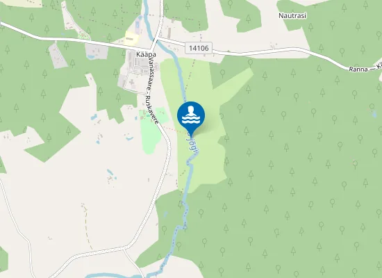 Map of Kääpa Ujumiskoht