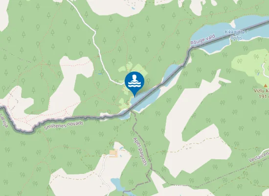 Map of Paganamaa Liivajärve Ujumiskoht
