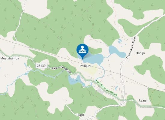 Map of Palujüri Järve Ujumiskoht