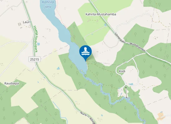 Map of Kahrila-Mustahamba Ujumiskoht