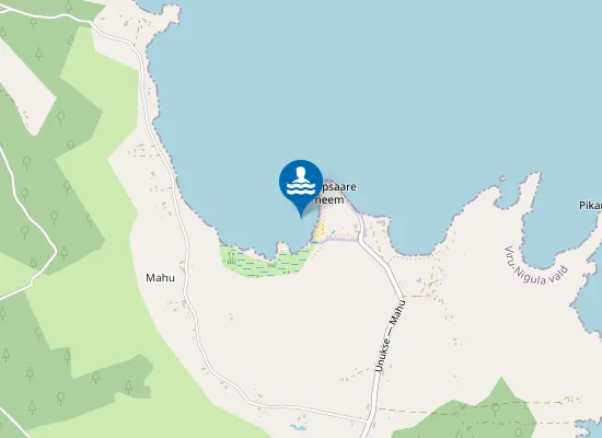 Map of Mahu ujumiskoht