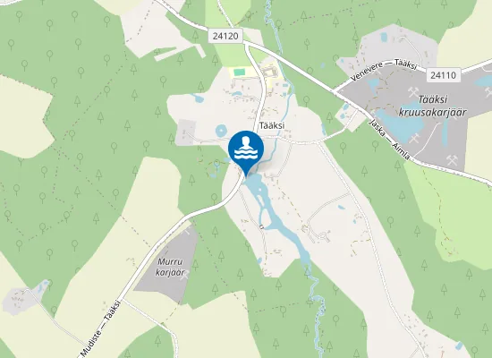 Map of Tääksi Supelrand