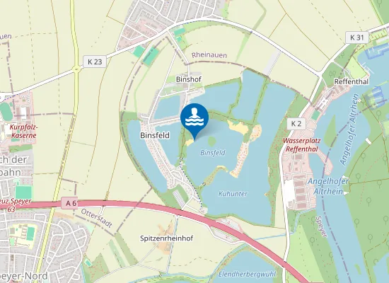 Map of BINSFELDSEE