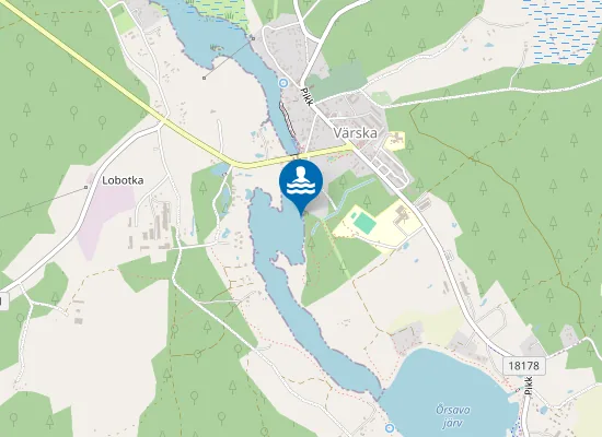 Map of Hirvemäe puhkekeskuse ujumiskoht