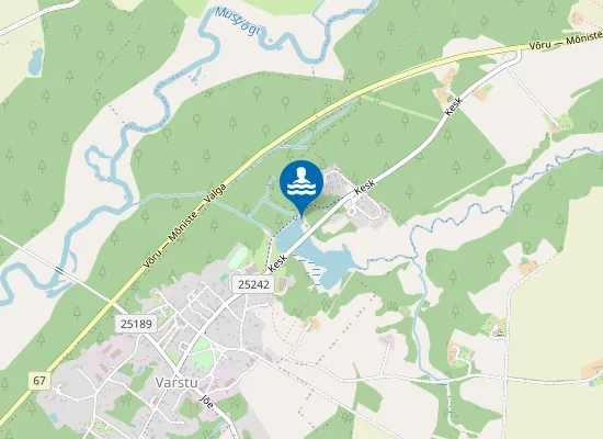 Map of Varstu Ujumiskoht