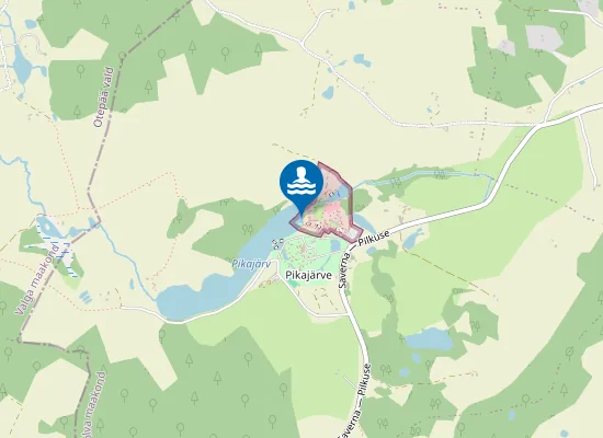 Map of Pikajärve Ujumiskoht