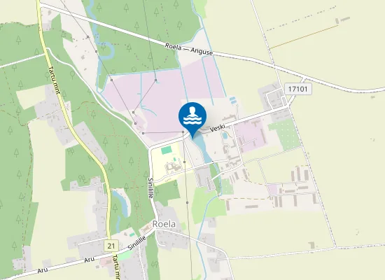 Map of Roela järve ujumiskoht