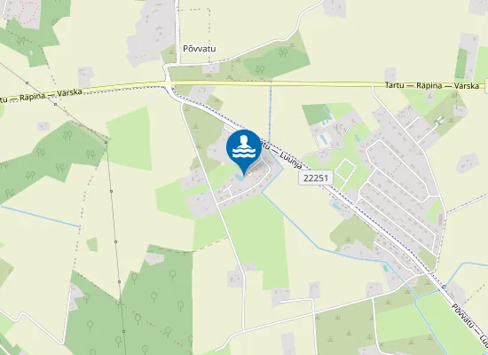 Map of Põvvatu Hobunurme supelrand