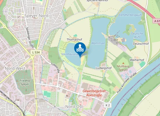 Map of STEINHAEUSERWUEHLSEE