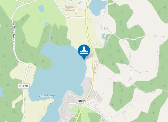 Map of Nõuni järve ujumiskoht
