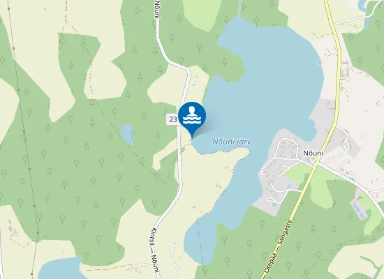 Map of Nõuni järve ujumiskoht
