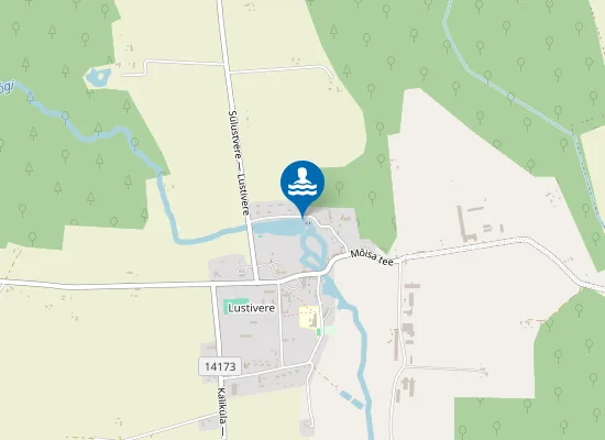 Map of Lustivere paisjärve ujumiskoht