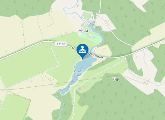Map of Vihula Ujumiskoht