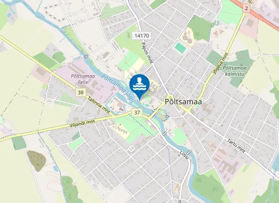 Map of Põltsamaa supelrand