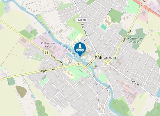 Map of Põltsamaa ujumiskoht