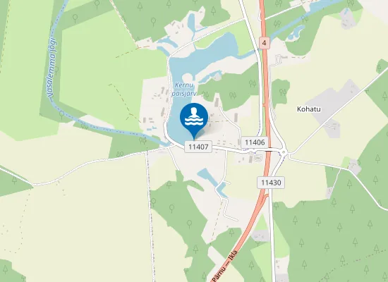 Map of Kernu Järve Supelrand