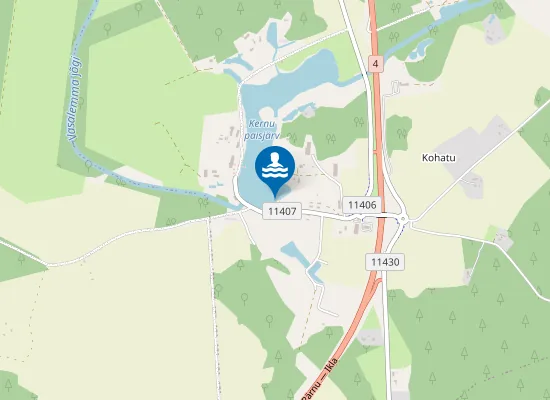 Map of Kernu Järve Ujumiskoht