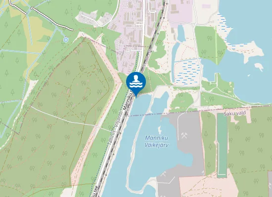 Map of Männiku järve ujumiskoht