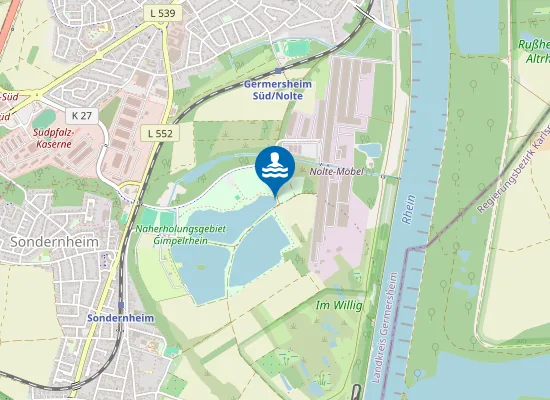 Map of GERMERSHEIMER SEE