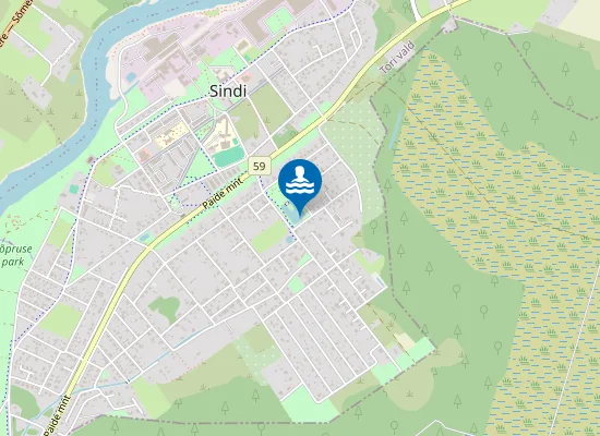 Map of Tiigi pargi ujumiskoht
