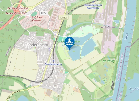 Map of SONDERNHEIMER SEE