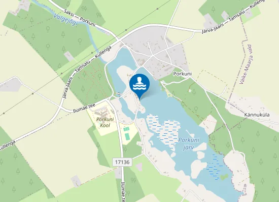 Map of Porkuni supelrand