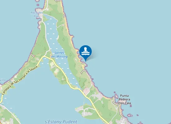 Map of Playa Llevante