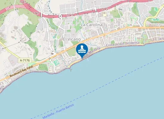 Map of Playa de Nagüeles