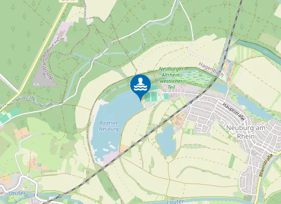 Map of BAGGERSEE NEUBURG