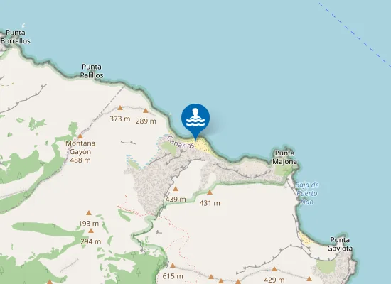 Map of Playa Molino