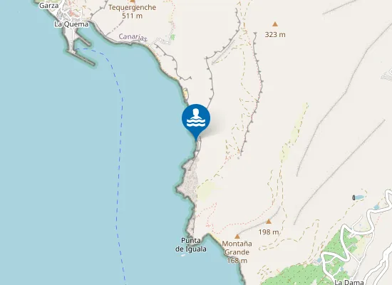 Map of Las Salinas
