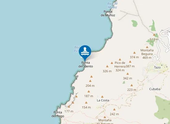 Map of La Raja