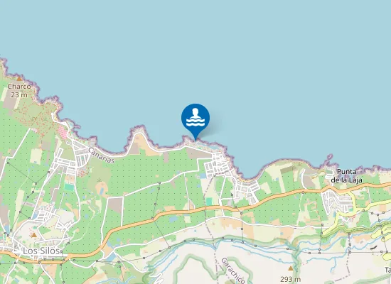 Map of Charco Las Damas