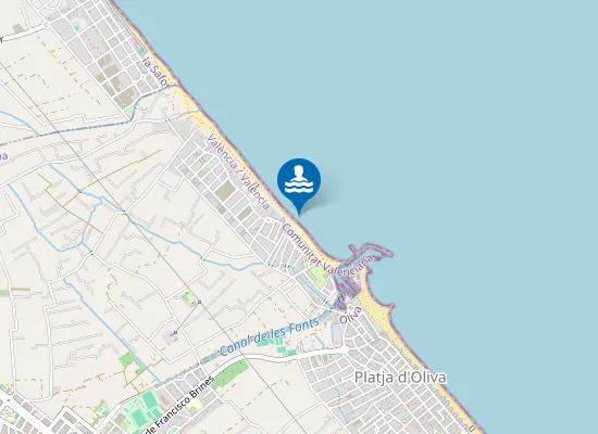 Map of Platja de Terranova