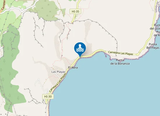 Map of Playa del Pozo